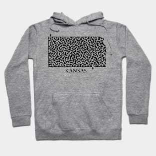 State of Kansas Maze Hoodie